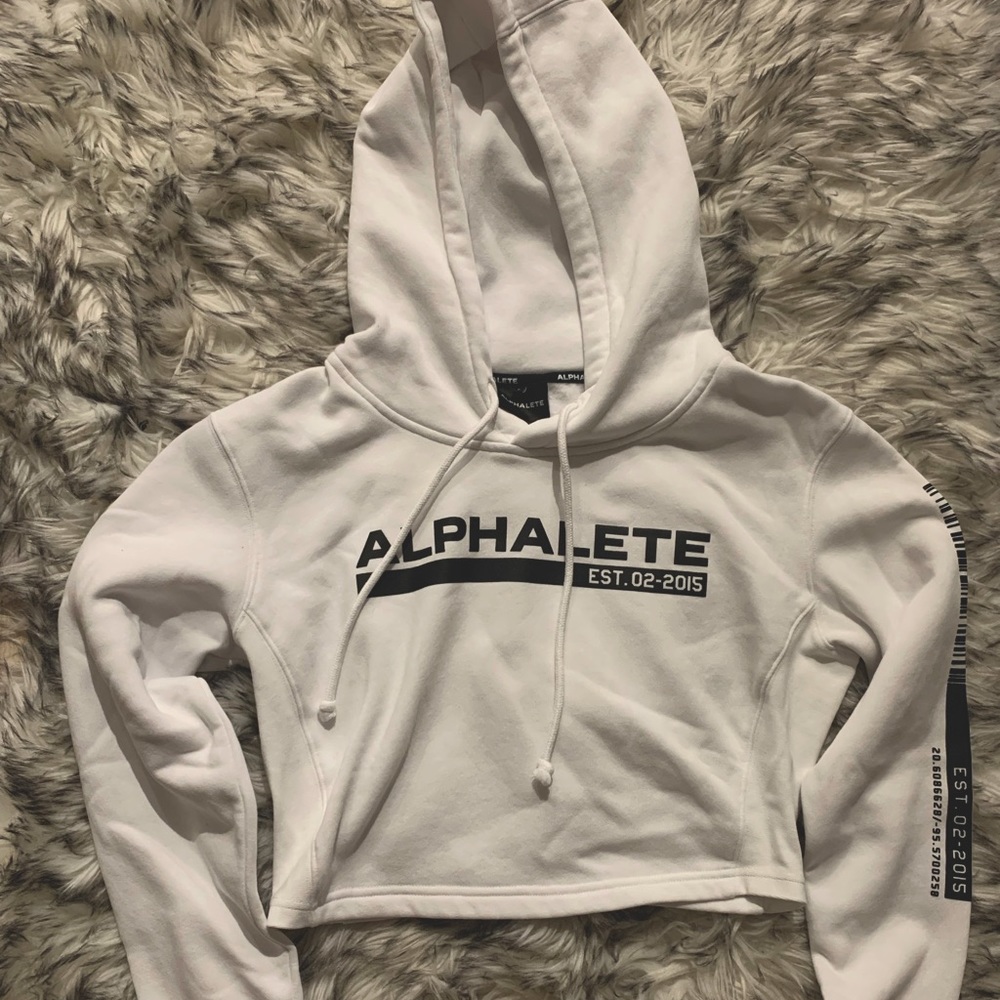 Alphalete Tactical crop hoodie, S